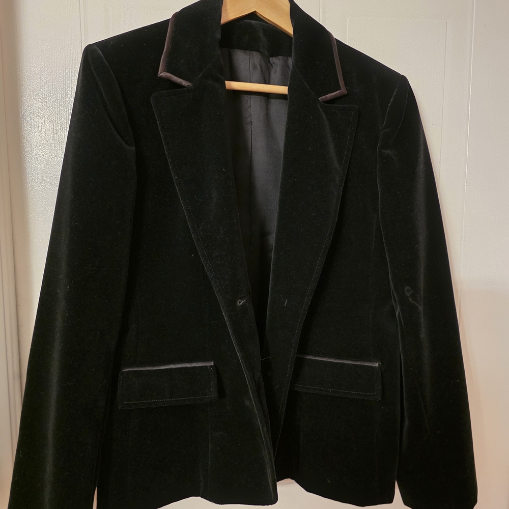 Black Velvet Blazer